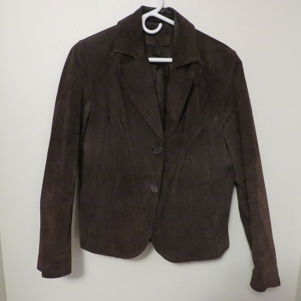 Siena Jacket Brown Leather Size 12 Women's